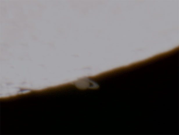 SAT_Moon_2007_03_01_0013.jpg - Title: Saturn Occultation 2007 By: Greg Beeke 