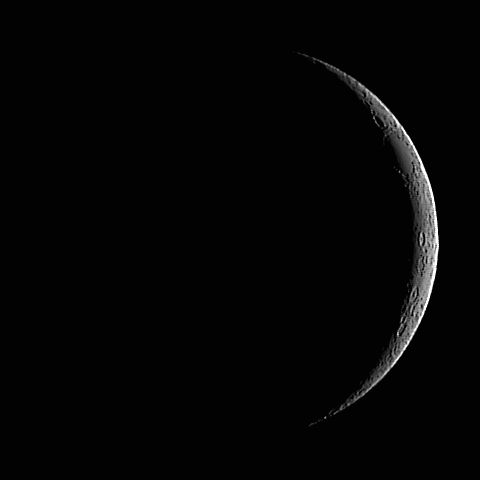 The Moon at 2.5 days