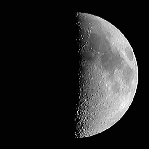 The Moon at 7.3 days