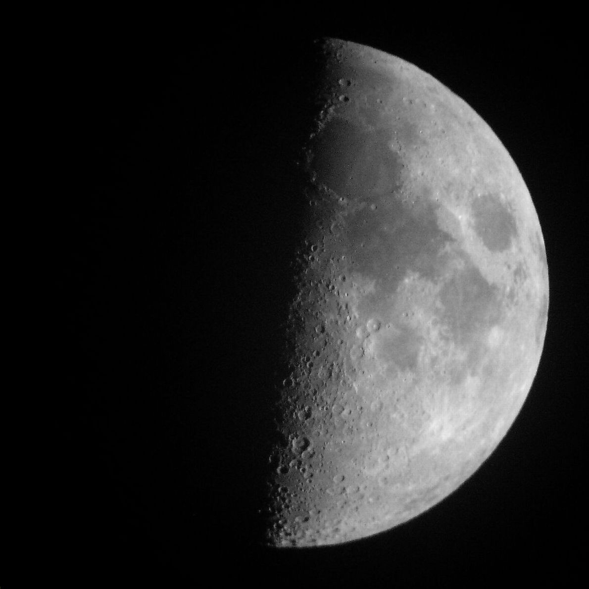 The Moon at 7.4 days