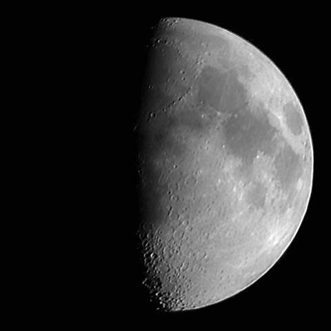 The Moon at 8.4 days