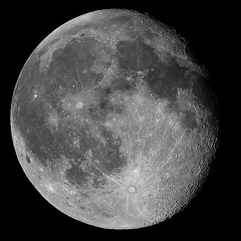 The Moon at 17.0 days