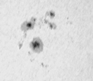 Sunspot 10786 on 050709