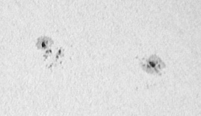 Sunspot 10800 on 050825