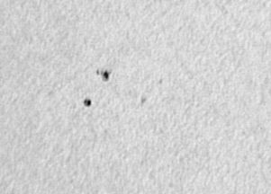 Sunspot 10802 on 050825