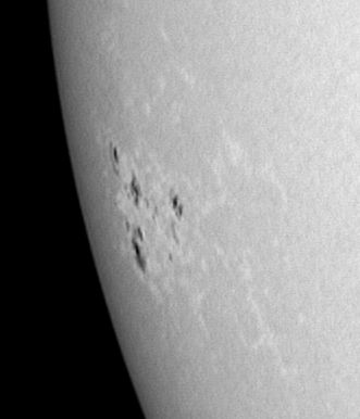 Sunspot 10803 on 050825