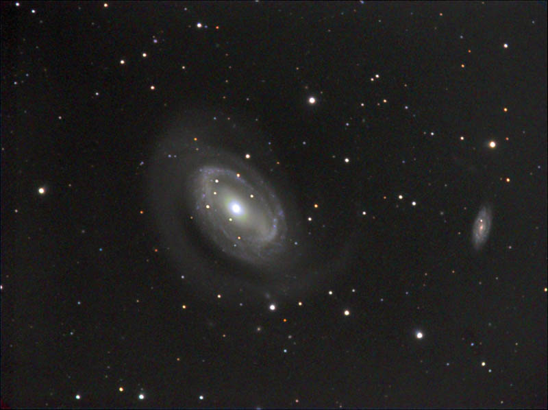 Barred spiral galaxy, NGC 4725