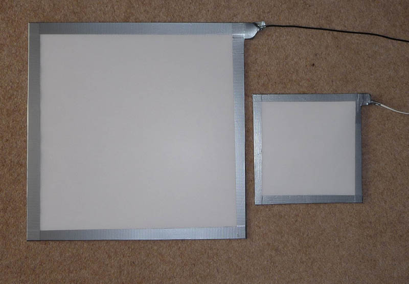 light panel assembly white translucent plastic sheet
