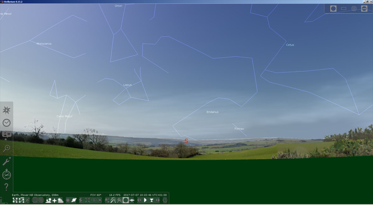 stellarium custom landscape